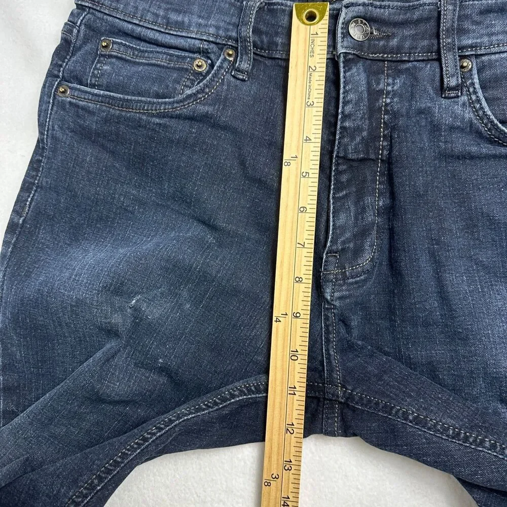 Urban Star Mens Relaxed Fit Straight Leg Jeans 34x30 Dark Wash Stretch Denim